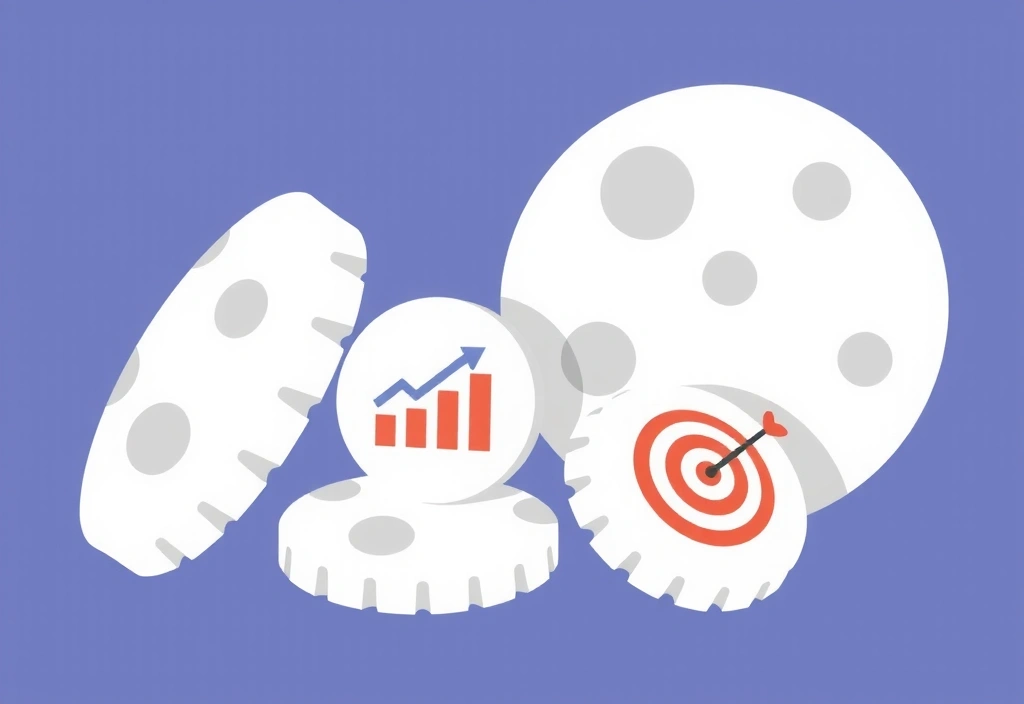 Różnorodne pliki cookie symbolizujące ich funkcje